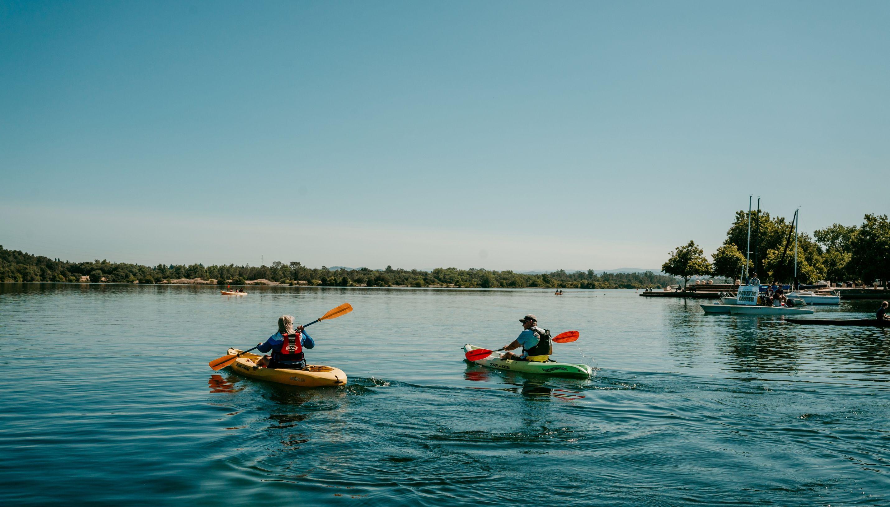 sac state aquatic center kayakers